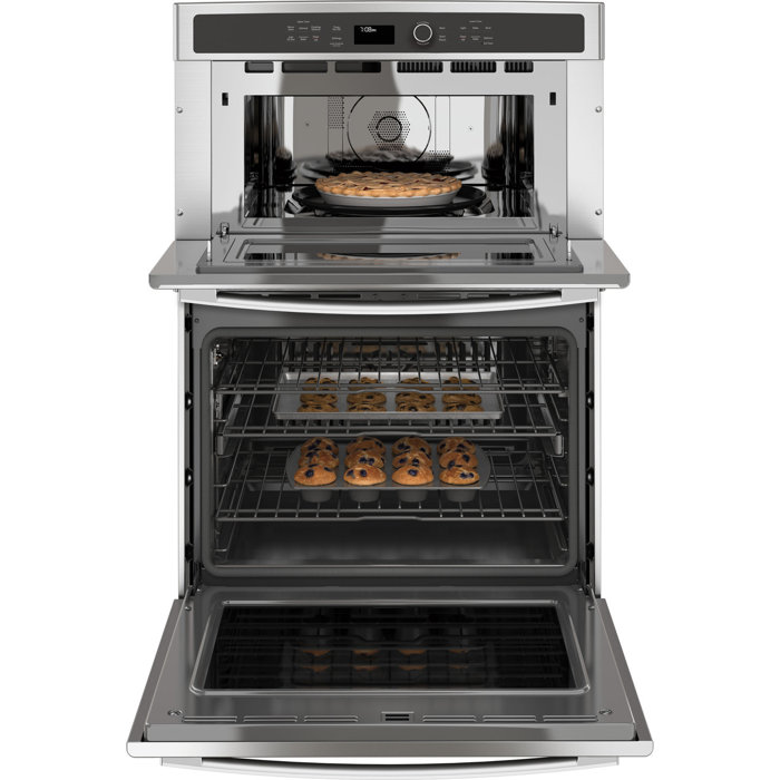 GE Profile™ 30" 6.7 Cubic Feet Self Cleaning Electric Convection Oven
